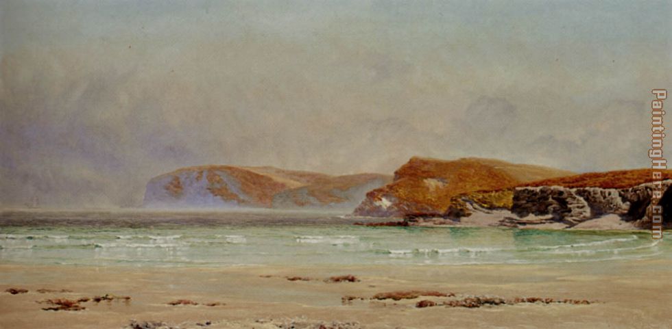 Harlyn Sands painting - John Brett Harlyn Sands art painting